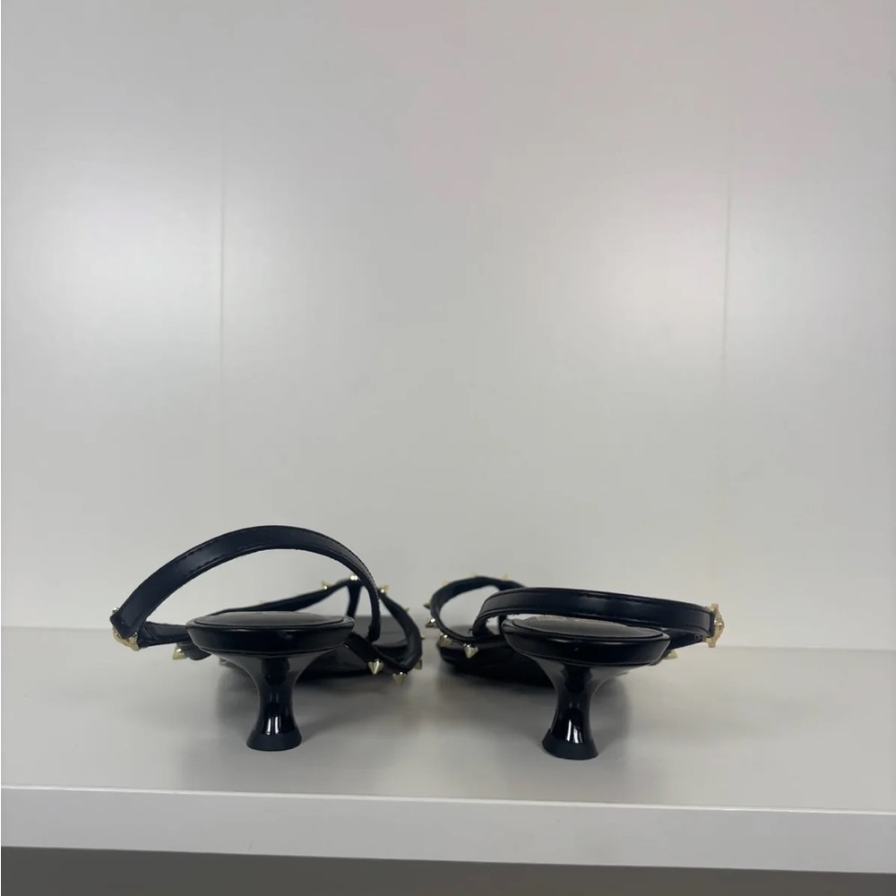 Versace Jeans Collection Black Elegant Sandals - Picture 5 of 5
